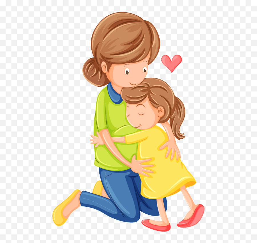 Mother And Daughter Clipart Png Image - Mom Clipart Emoji,Mom And Daughter Emoji Clear Background