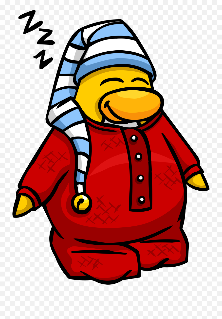 Club Penguin Pajamas Clipart - Club Penguin Red Pajama Emoji,Emoticon Id Club Penguin