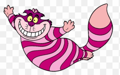 Download Cheshire Cat And Disney Alice In Wonderland Clipart - Cheshire Cat Clipart Emoji,Daydreaming Emoticon Cute