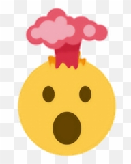 Brain Clipart Emoji Brain Emoji - Twitter Mind Blown Emoji,Brain Emoji