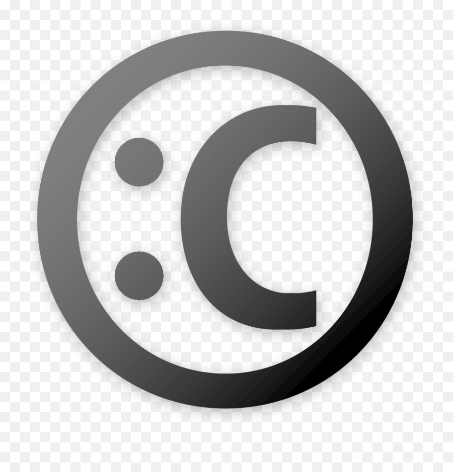 Download Copyright Symbol Frowny Face Pngfrowny Face Png Emoji,Not Sure Face Text Emoticon