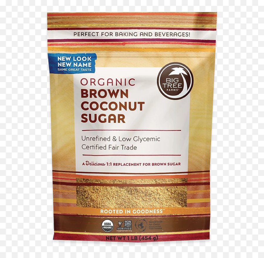 Organic Brown Coconut Sugar - Big Tree Farms Emoji,Coco Emoticon Sneaky