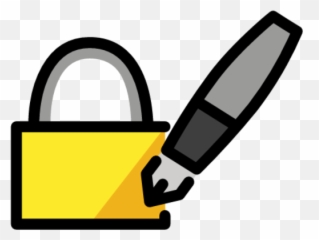 Locked With Pen Emoji - Download For Free U2013 Iconduck,Lock And Key With Heart Emoji