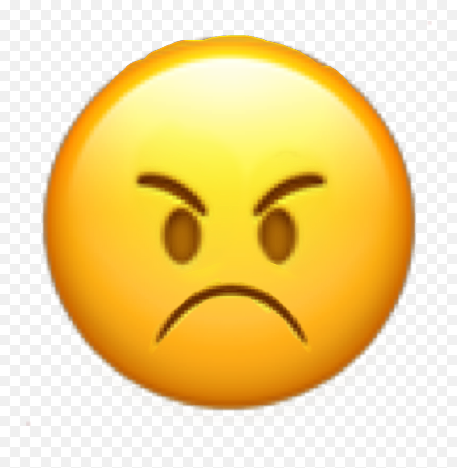 Fake Fakesmile Emoji Sticker - Slime Emoji Iphone,No Smile Emoji
