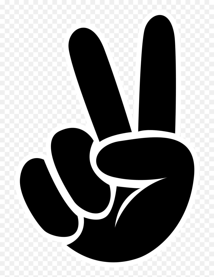 Qa Poster - James W Mills Creative Designer Emoji,Black Peace Fingers Emoji