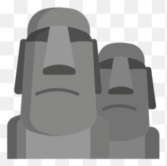 Moai - Free Monuments Icons Emoji,Stone Head Emoji Transparent