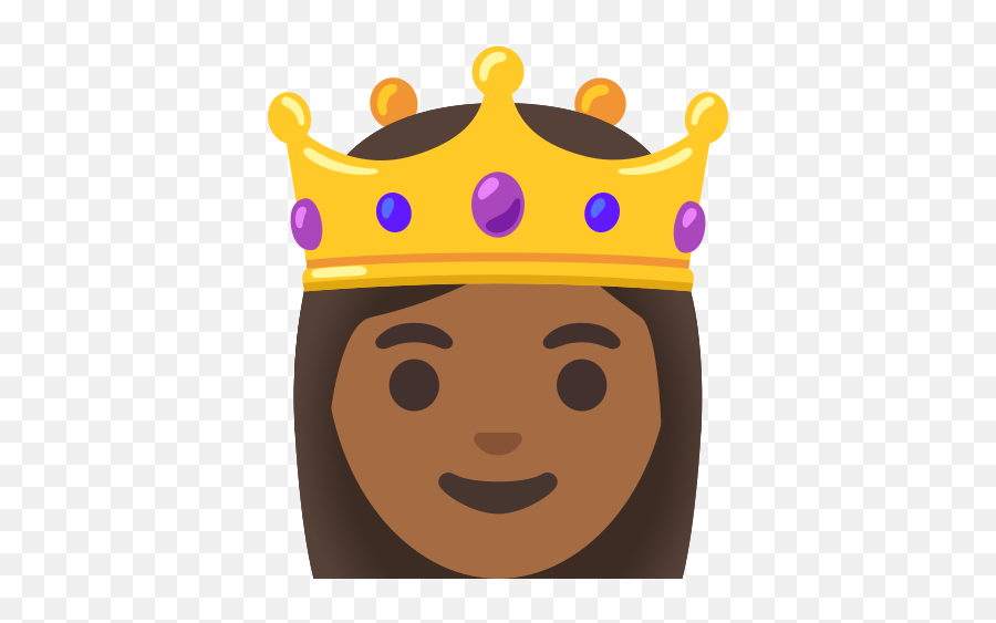 Princess Medium - Dark Skin Tone Emoji,Emoji Crown Transparent