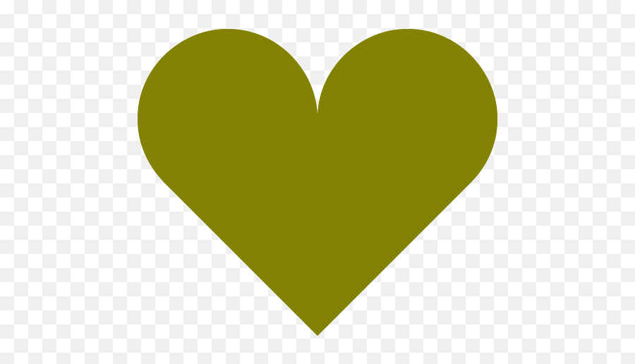 Olive Heart 5 Icon - Free Olive Heart Icons Emoji,Different Colored Hearts Emoji