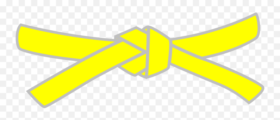 Belt Clipart Yellow Belt - Horizontal Emoji,Championship Belt Emoji