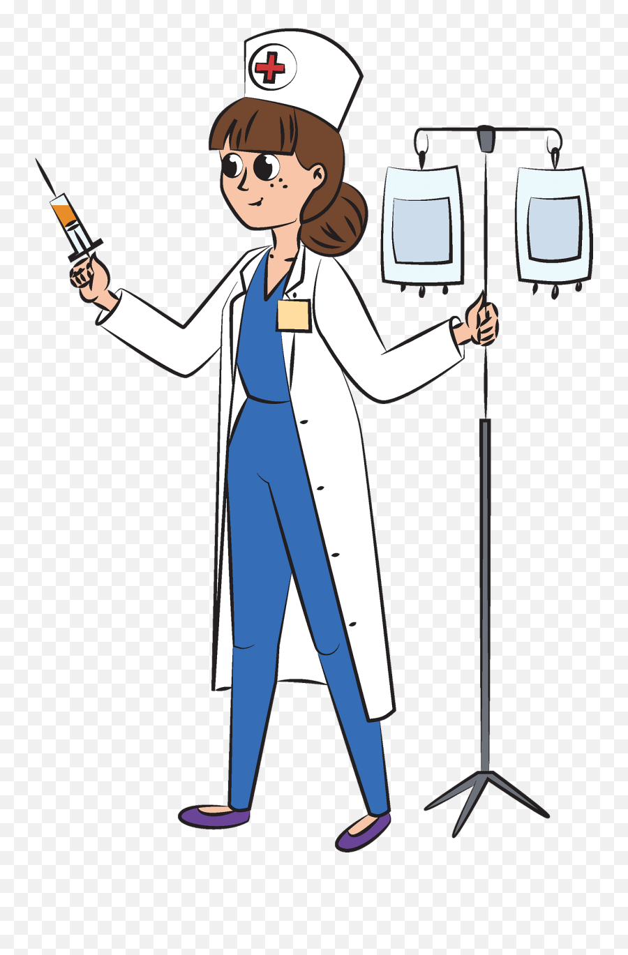 Nurse Clipart Free Download Transparent Png Creazilla - Nurse Clipart Emoji,Female Doctor Emoji