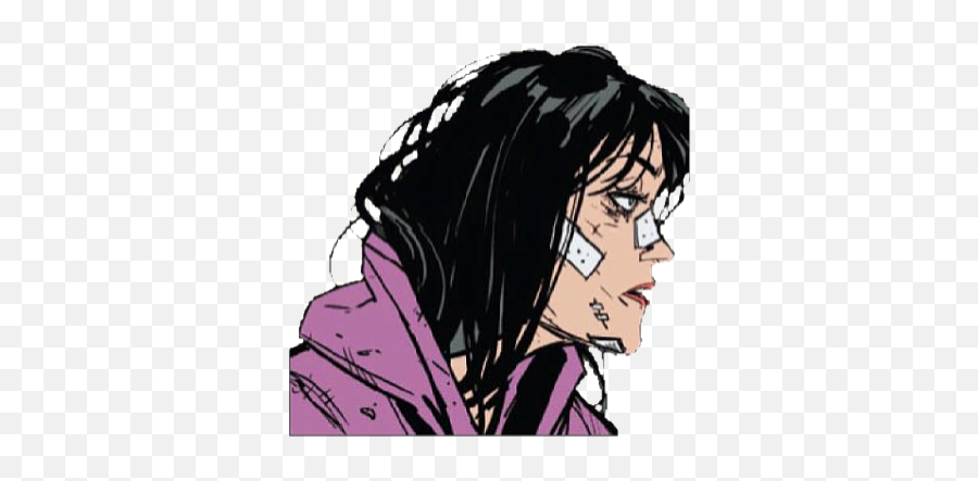 Hawkeye Katebishop Kate Bishop Sticker - Hair Design Emoji,Bishop Emoji