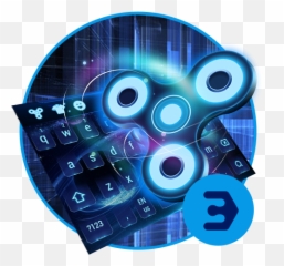 Neon Fidget Spinner 3d Cool Keyboard 10001001 Download - Dot Emoji,Gyro Emoji
