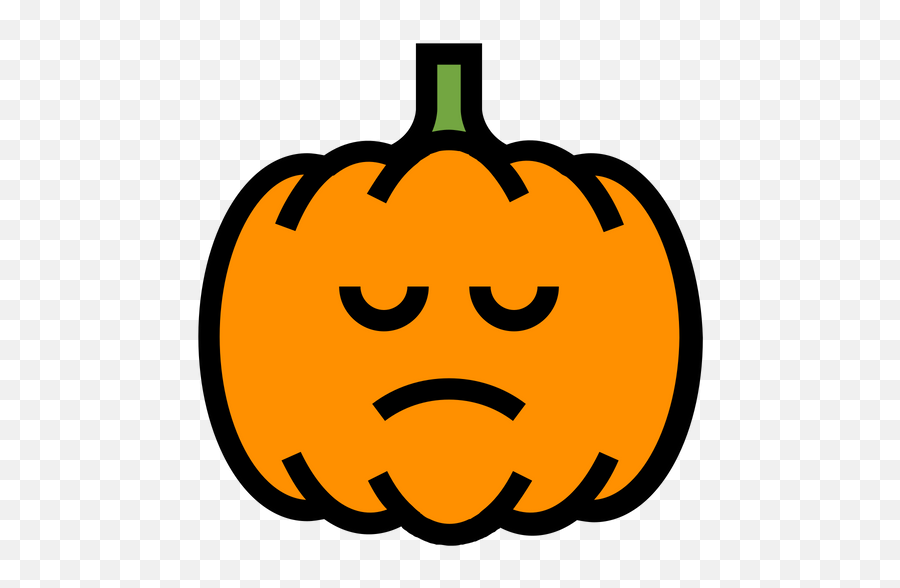 Sad Icon Of Colored Outline Style - Available In Svg Png Cockfosters Tube Station Emoji,Jackolantern Emoji