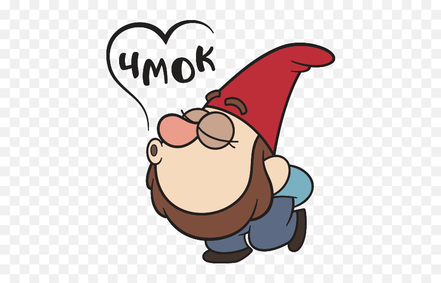 Vk Sticker 5 From Collection Gnomes From Gravity Falls Emoji,Gnome Emoji