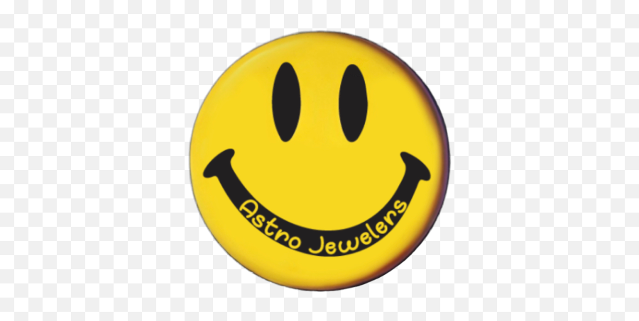 Golden Smiley Pendant - Happy Emoji,Emoticon Necklace