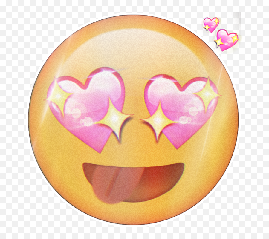 Emoji Heart Heartemoji Wow Sticker - Happy,Anna Emoji