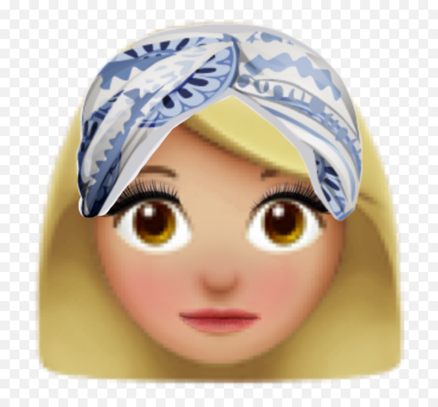 Emojigir Emoji Aesthetic Sticker - Illustration,Headscarf Emoji