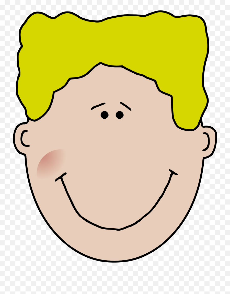 Boy Face Happy Child Young Kid - Kid Cartoon Face Png Emoji,Kids Emotions Clipart