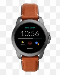 Review The Fossil Gen 5e Is The Best Wear Os Watch Today - Fossil Gen 5e Smartwatch Brown Leather Emoji,Phantom Brave Pc Emoticon