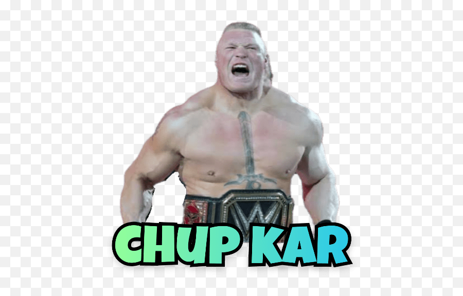 Wwe - Brock Lesnar Emoji,Wwe Wrestler Emojis