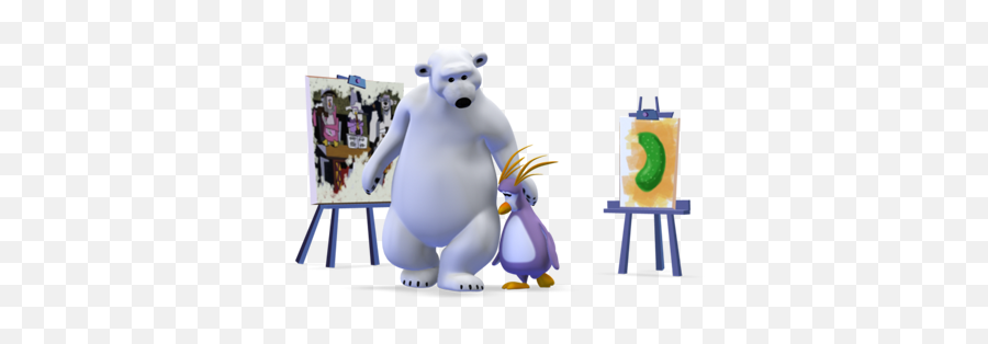 Educators Teaching Art To Kids And Children How To Teach Art - Polar Bear Emoji,Emotion Cartoon Show