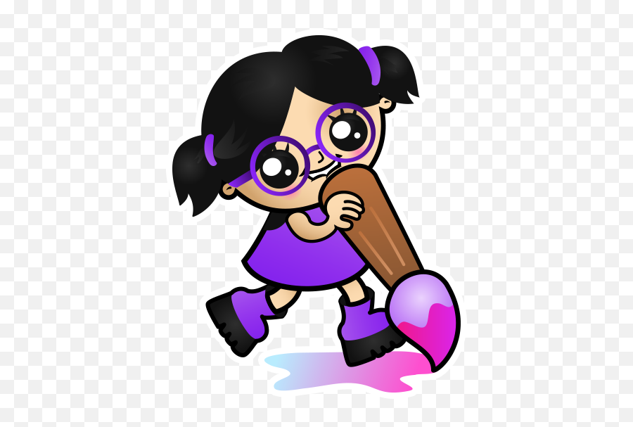 Twitch Emote Artist - 1 Ugly Little Girl Girly Emoji,Twith Emojis