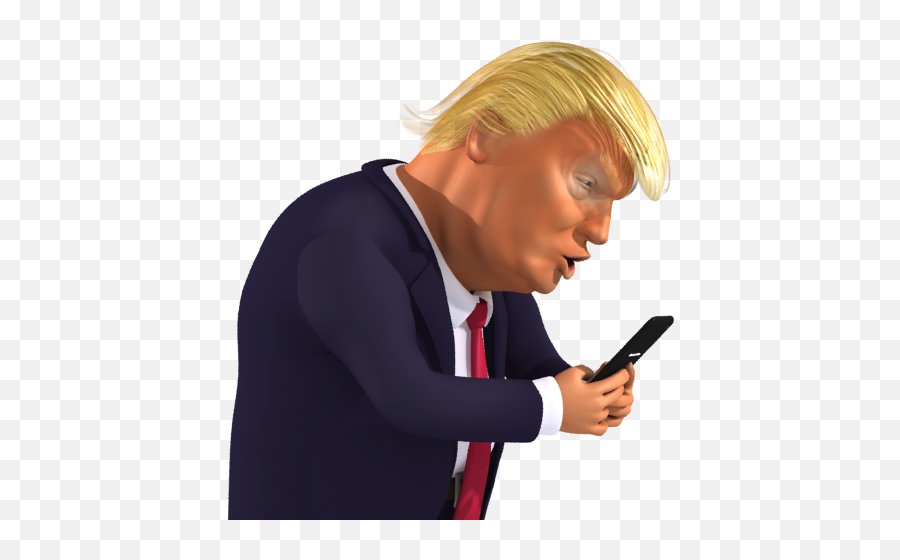 Donald Trump President Of The United - Transparent Donald Trump Animated Emoji,Trump Fake News Emoji