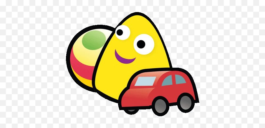 Word Groups - Gif Of Playing A Car Emoji,Car Animated Emoticon