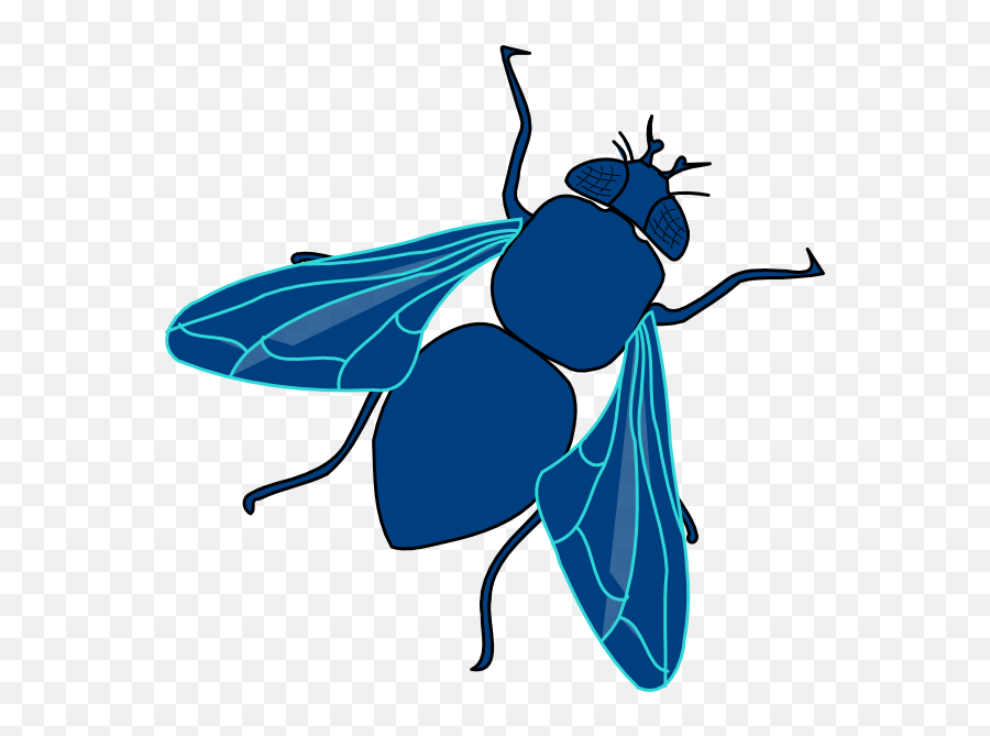 House Fly Clip Art - Blue Fly Clipart Emoji,Housefly Emoticon