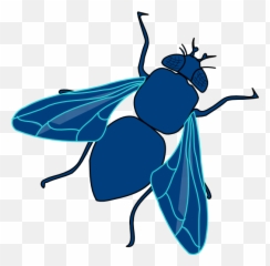 House Fly Clip Art - Blue Fly Clipart Emoji,Housefly Emoticon