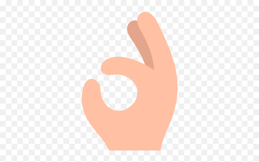 Download Emoji - Okay Illustration Full Size Png Image Sign Language,Thumb And Finger Ok Emoji