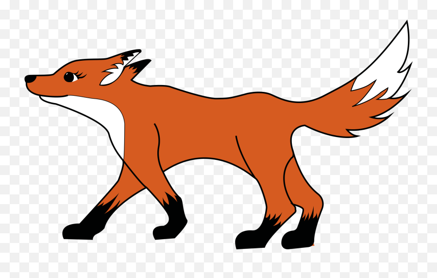 Colorful Drawing Of The Fox Clipart Emoji,Fox Amnimal Emotions