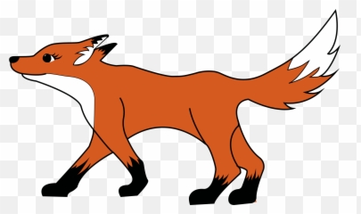 Colorful Drawing Of The Fox Clipart Emoji,Fox Amnimal Emotions