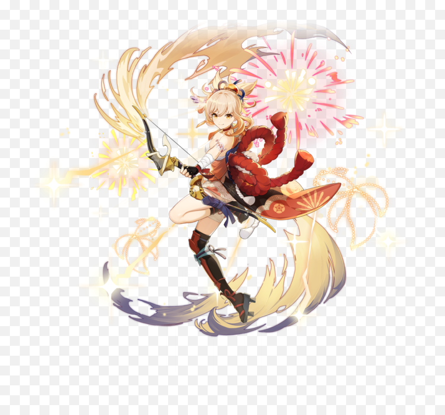 Yoimiya Vurgry Vurgry Genshin Sticker - Genshin Impact Yoimiya Transparent Emoji,Yggdrasil Granblue Fantasy Emoji