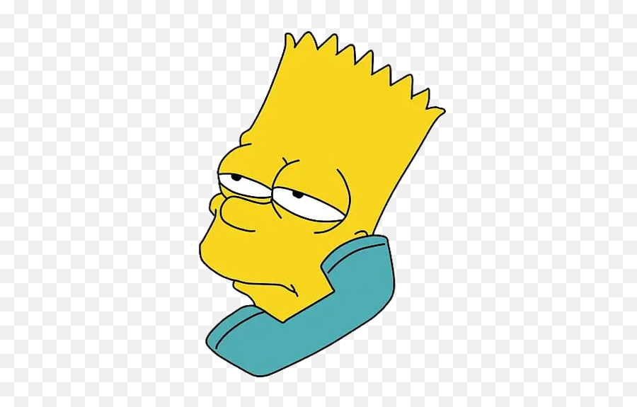Simpson Sticker Pack - Stickers Cloud Simpsons Bart Sticker Pack Emoji,Two Emotions As An Artist Bart Simpson