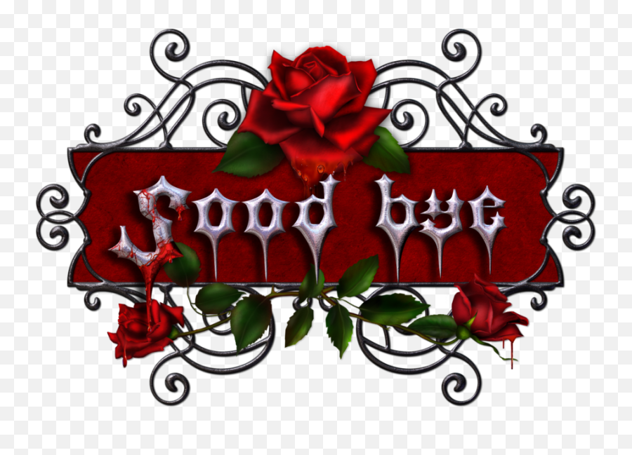 Goodbye Clipart Bye - Free Welcome Cross Stitch Patterns Emoji,Small Rose Emoticon
