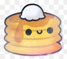 Pancakes Sticker Challenge - Cartoon Cute Pancake Emoji,Panquesito Emoji