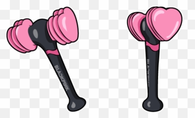 Blackpink Korean Girl Band Pink Wallpaper - Blackpink Lightstick Cursor Emoji,Blackpink Members Emojis