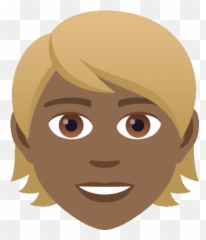 Blond Hair Joypixels Sticker - Human Skin Color Emoji,Face Cartoon Blonde Female Emojis