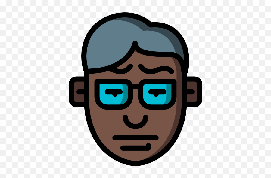Free Icon Man Emoji,Old Man With Glasses Emoji