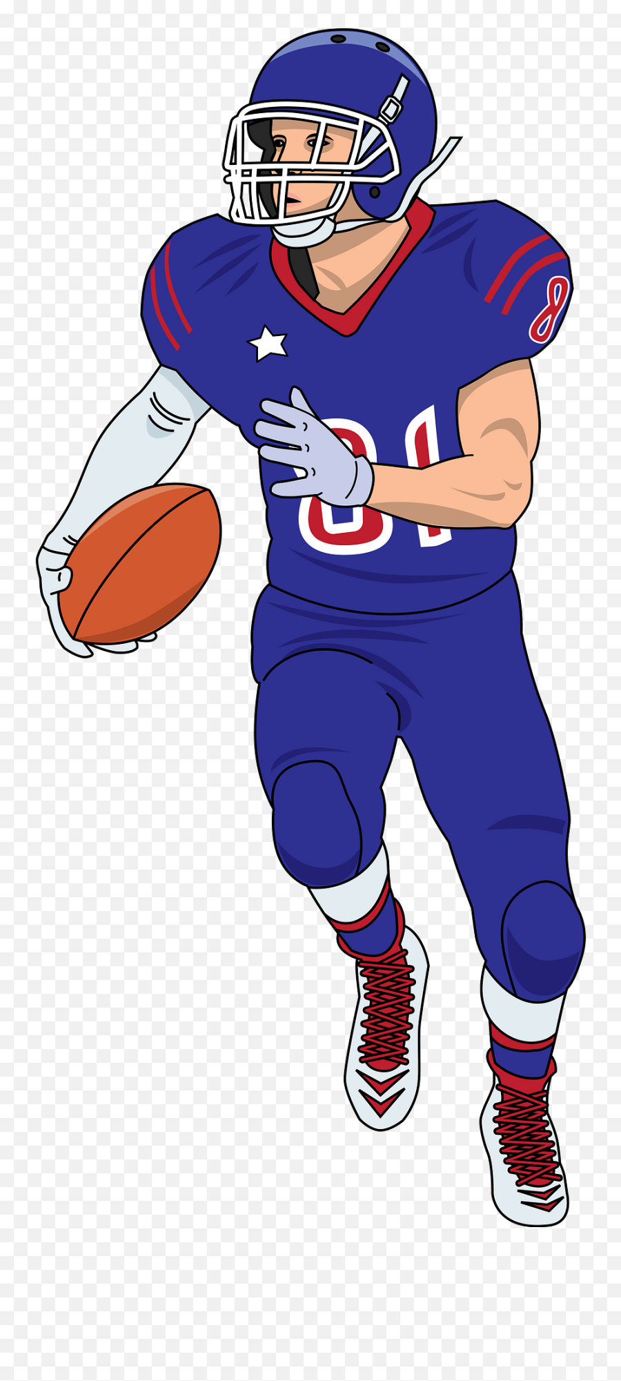 American Football Clipart Free Download Transparent Png - Player Emoji,Nfl Player Emojis