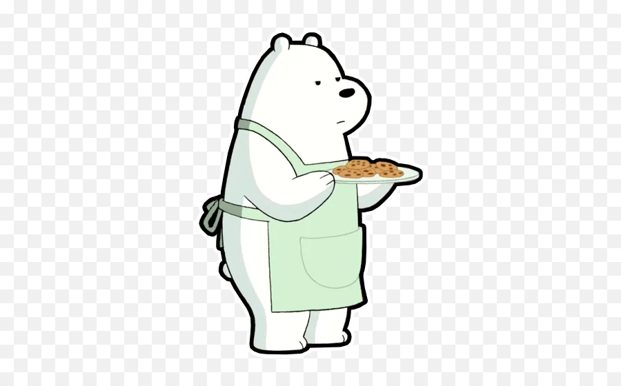 Telegram Sticker 16 From Collection We Bare Bears Emoji,We Bare Bears Emojis