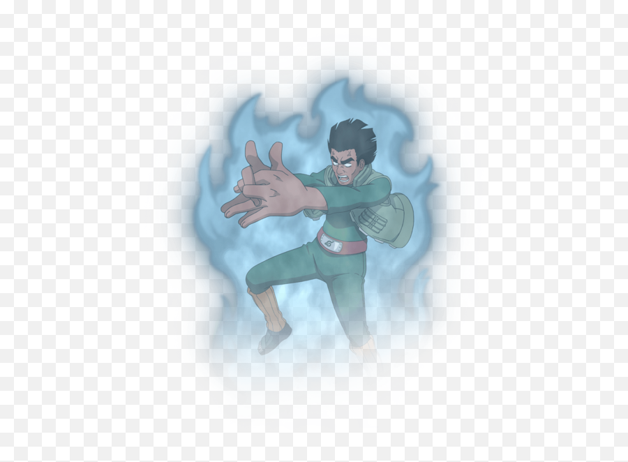 Might Guy Gates Open Render Naruto Mobile - Renders Aiktry Emoji,Open Gate Emoji