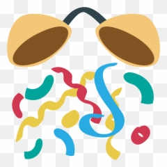 Confetti Ball Emoji Clipart - Dot,Popper Emoji