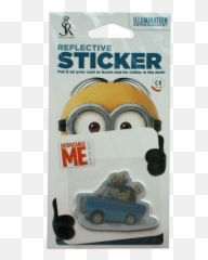 Reflective Sticker - Minions Car U2013 Dark Aid Nail Tool Emoji,Free Minions Emoticons