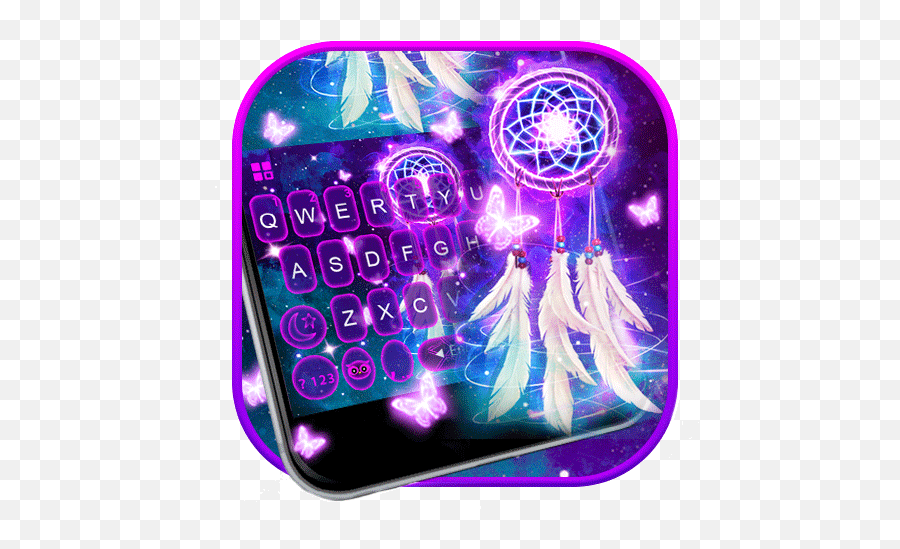 2021 Galaxy Dream Catcher Keyboard Theme Pc Android - Art Emoji,Emojis On Galaxy S7