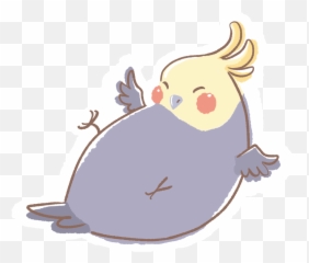 Cockatiel Png - Cute Bird Stickers Emoji,Cockatiel Emotions