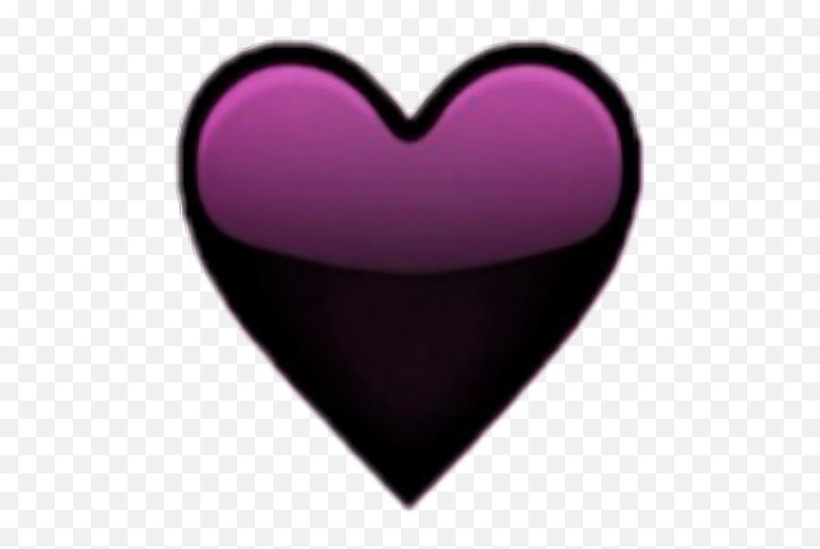 Download Hd Pink Hearts Gif By - Sticker Tumblr Black Heart Purple And Black Heart Emoji,Purple Heart Emoji Png