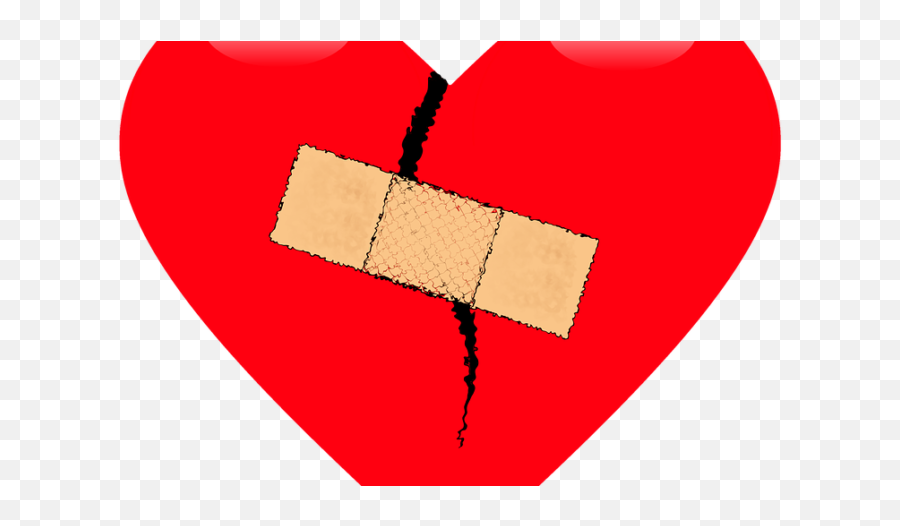Love To Hate - Clipart Stitched Up Heart Emoji,Emoji Corazon Roto