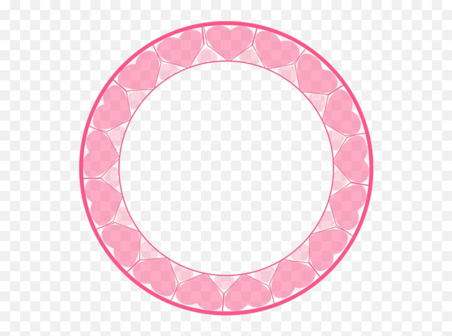 Download Heart Emoji Decoration Background Circle Emoji - Decorative,Emoji Toppers For Cupcakes